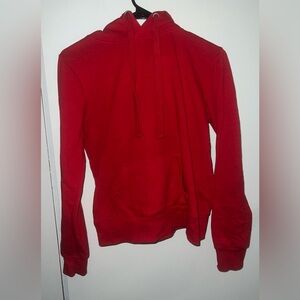 Red hoodie